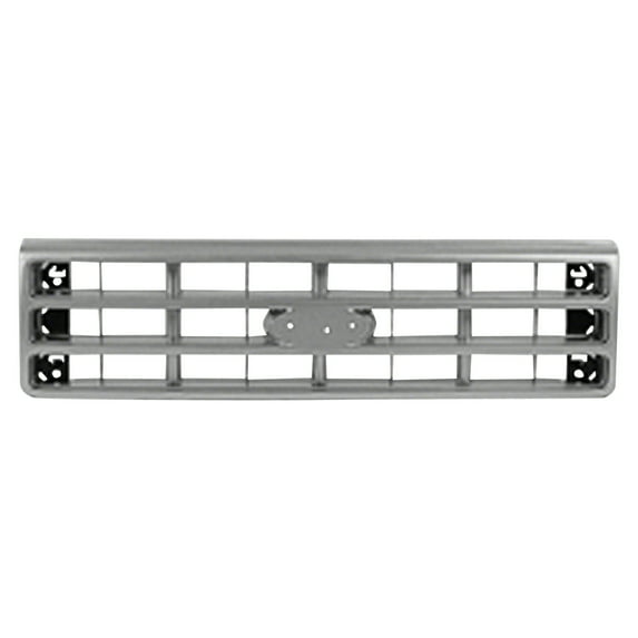 New Aftermarket Premium Fit Silver / Black Front Grille E9TZ8200C fits 1989-1991 Ford Bronco