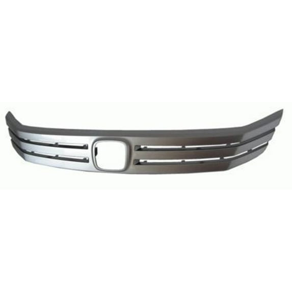 New Aftermarket Premium Fit Silver Front Upper Grille Molding 71122TM8A01ZC fits 2010-2011 Honda Insight