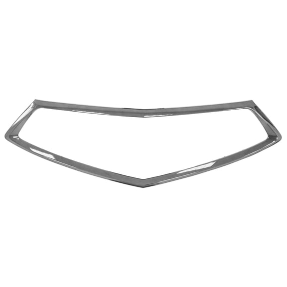 New Aftermarket Premium Fit Smoked Chrome Outer Grille Shell 71122TZ3A51 fits 2018 Acura TLX