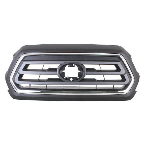 New Aftermarket  Premium Fit Unpainted / Black / Chrome Front Grille 5310104080C0 fits 2020-2023 Toyota Tacoma SR5 Crew Cab Pickup 4-Door