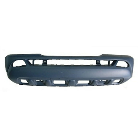 New Aftermarket Unpainted Front Bumper Cover Replaces 1638804570 Without Round Fog Light fits 2002-2003 Mercedes-Benz ML320