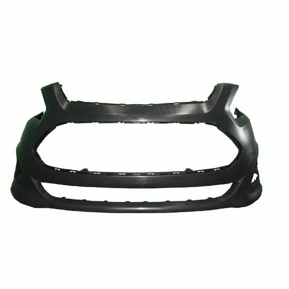 New Aftermarket Unpainted Front Bumper Cover Replaces DM5Z17D957APTM Without Tow Hook Hole fits 2013-2018 Ford C-Max
