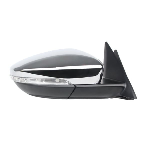 New Aftermarket  Premium Passenger Side Door Mirror Power Heated Signal Chrome 5C5857508B9B9 fits 2013-2015 Volkswagen Beetle