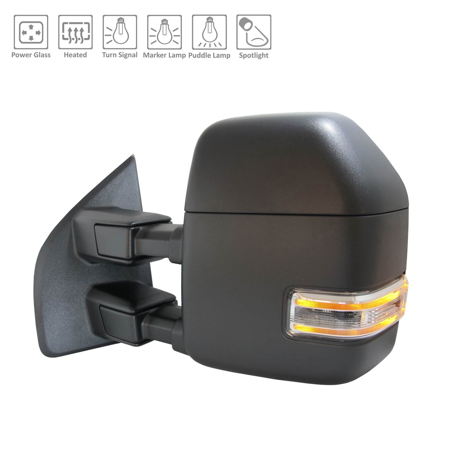 New Aftermarket Premium Power Driver Side Door Mirror Heated JL3Z17683F ...