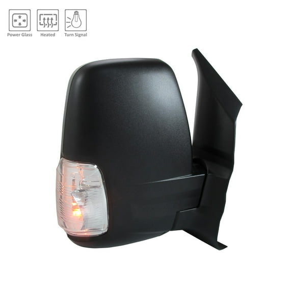 New Aftermarket Premium Power Passenger Side Door Mirror LK4Z17682CA fits 2022-2025 Ford e-Transit::With Medium to High Roof