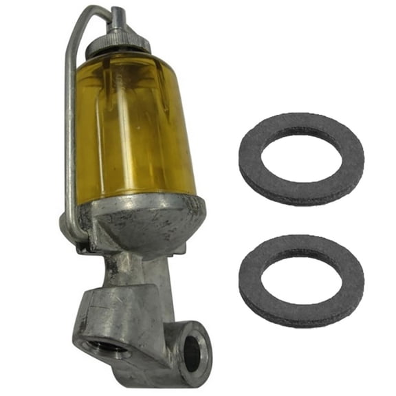 New Aftermarket Sediment Bowl Assembly with (2) Valve Stem to Carb Body Gaskets Fits Ford NH 500 600