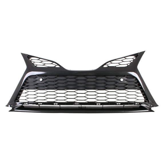 New Aftermarket Silver Gray W/Dark Gray Molding Front Lower Grille 5310206650 One Piece fits 2021-2024 Toyota Camry Hybrid XSE Sedan 4-Door