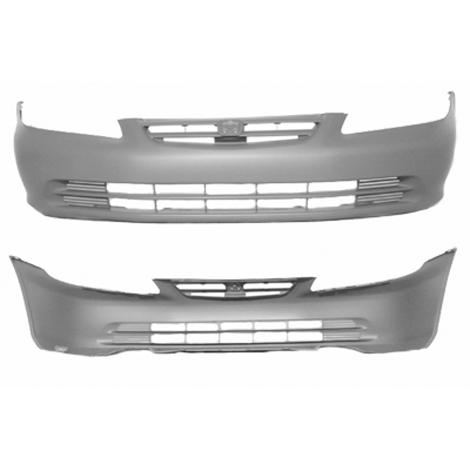New Aftermarket Unpainted Front Bumper Cover Replaces 04711S84A91ZZ