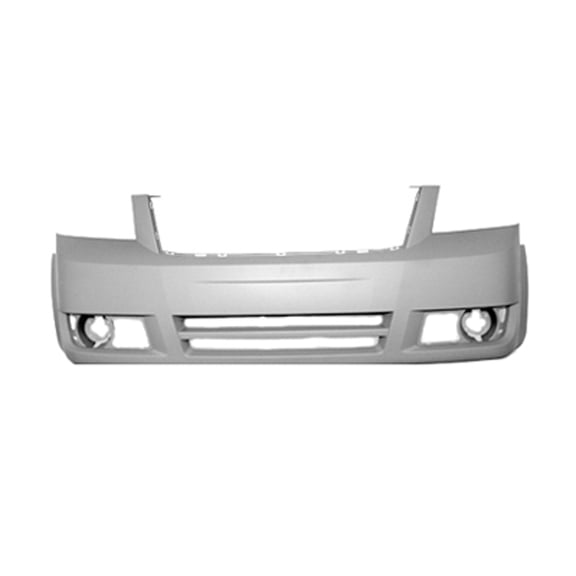 New Aftermarket Unpainted Front Bumper Cover Replaces 1AG02TZZAC SXT Model fits 2008-2010 Dodge Grand Caravan SXT Mini Passenger Van 4-Door