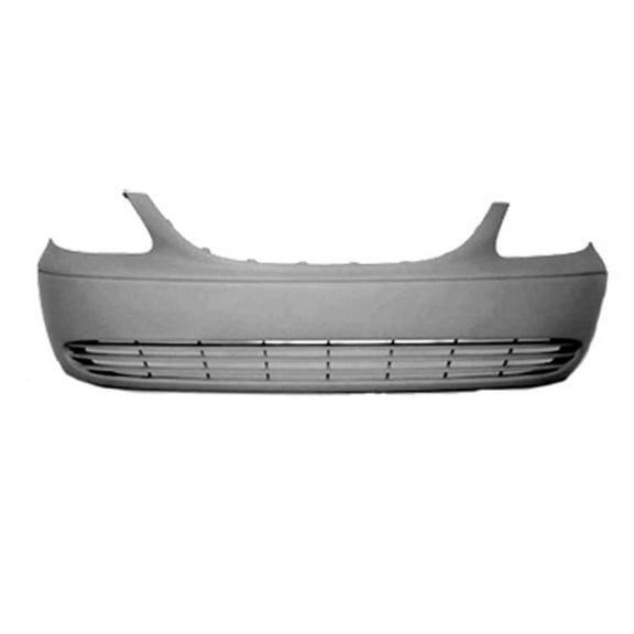New Aftermarket  Unpainted Front Bumper Cover Replaces 5018611AA without fog light holes fits 2001-2004 Chrysler Town & Country