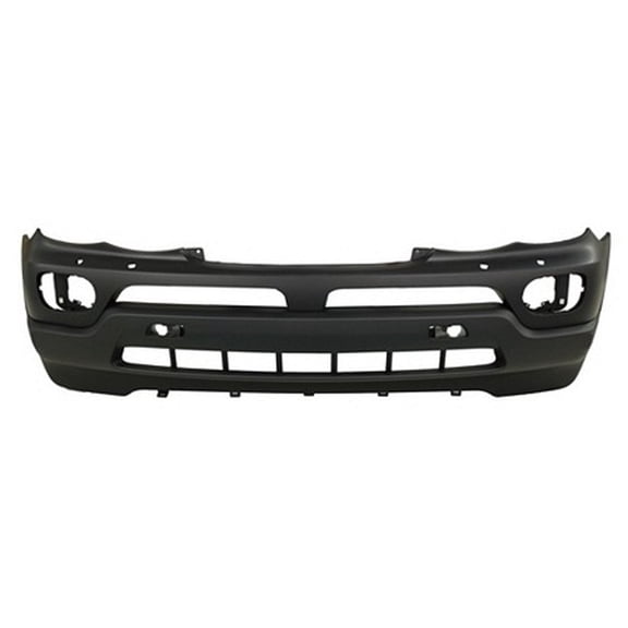 New Aftermarket Unpainted Front Bumper Cover Replaces 51117129296 With Headlight Washer fits 2004-2006 BMW X5 3.0i Sport Utility 4-Door