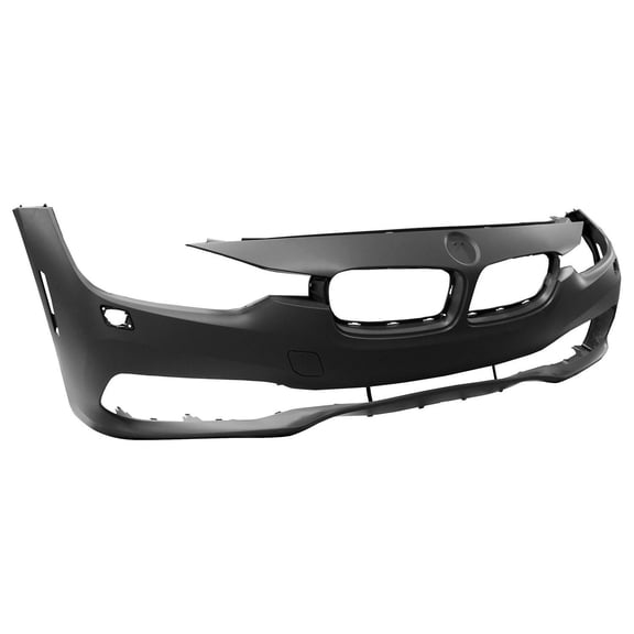 New Aftermarket Unpainted Front Bumper Cover Replaces 51117445106 Base Model fits 2016-2018 BMW 320i Base Sedan 4-Door