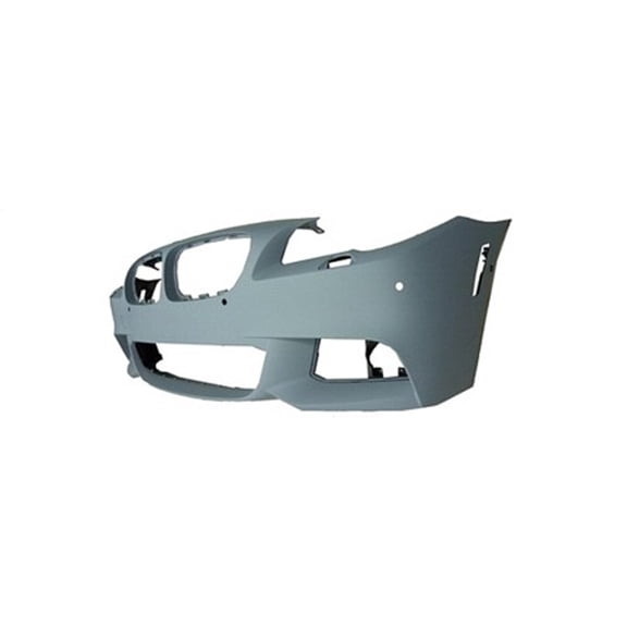 New Aftermarket Unpainted Front Bumper Cover Replaces 51118048672 With M-Package fits 2011-2013 BMW 528i::With M Package