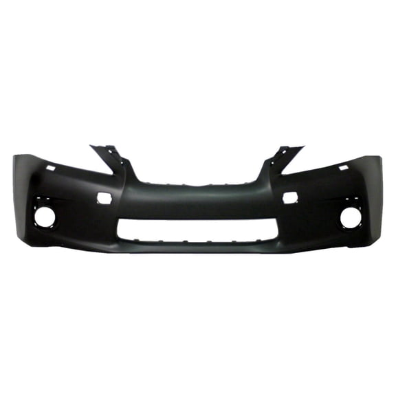 New Aftermarket Unpainted Front Bumper Cover Replaces 5211976905 Without F-Sport fits 2011-2013 Lexus CT200h::Without Sport Package