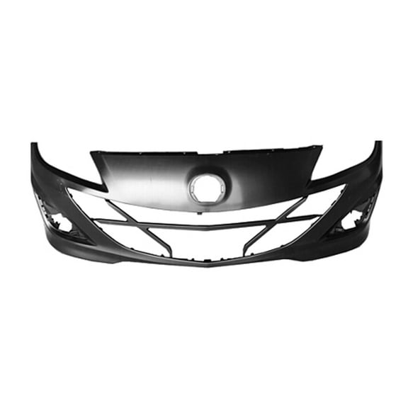 New Aftermarket Unpainted Front Bumper Cover Replaces BBN650031EBB For Mazda Speed 2.3L fits 2010-2013 Mazda 3 Mazdaspeed Hatchback 4-Door