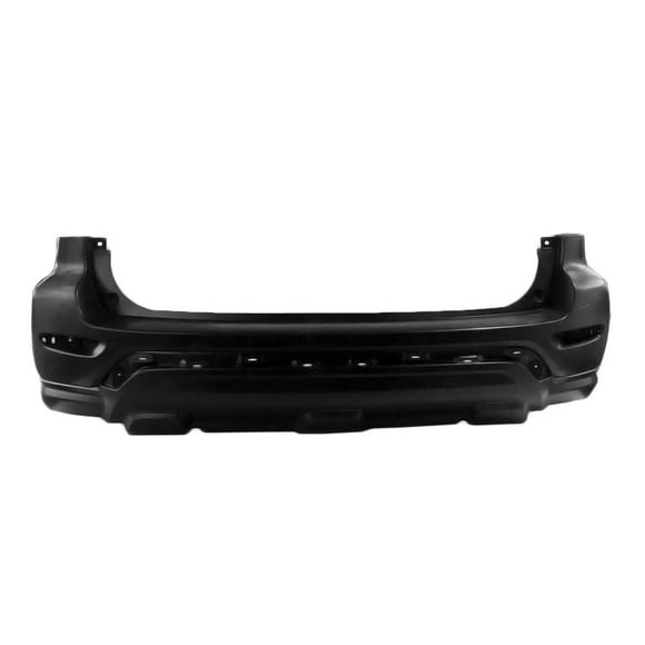 New Aftermarket  Unpainted Rear Bumper Cover Replaces 850229PF0H Without Park Assist Sensor fits 2017-2020 Nissan Pathfinder