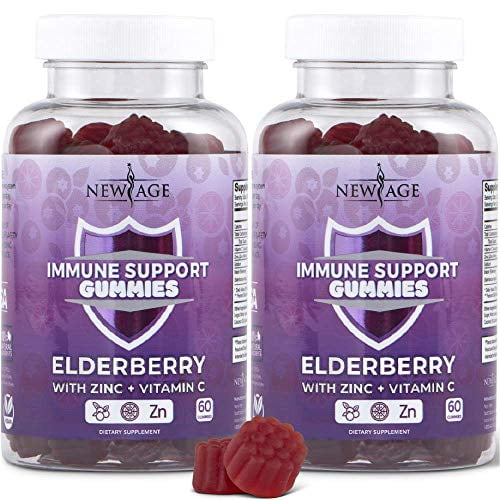 New Age Immune System Support Gummies 2-Pack -  Sambucus 