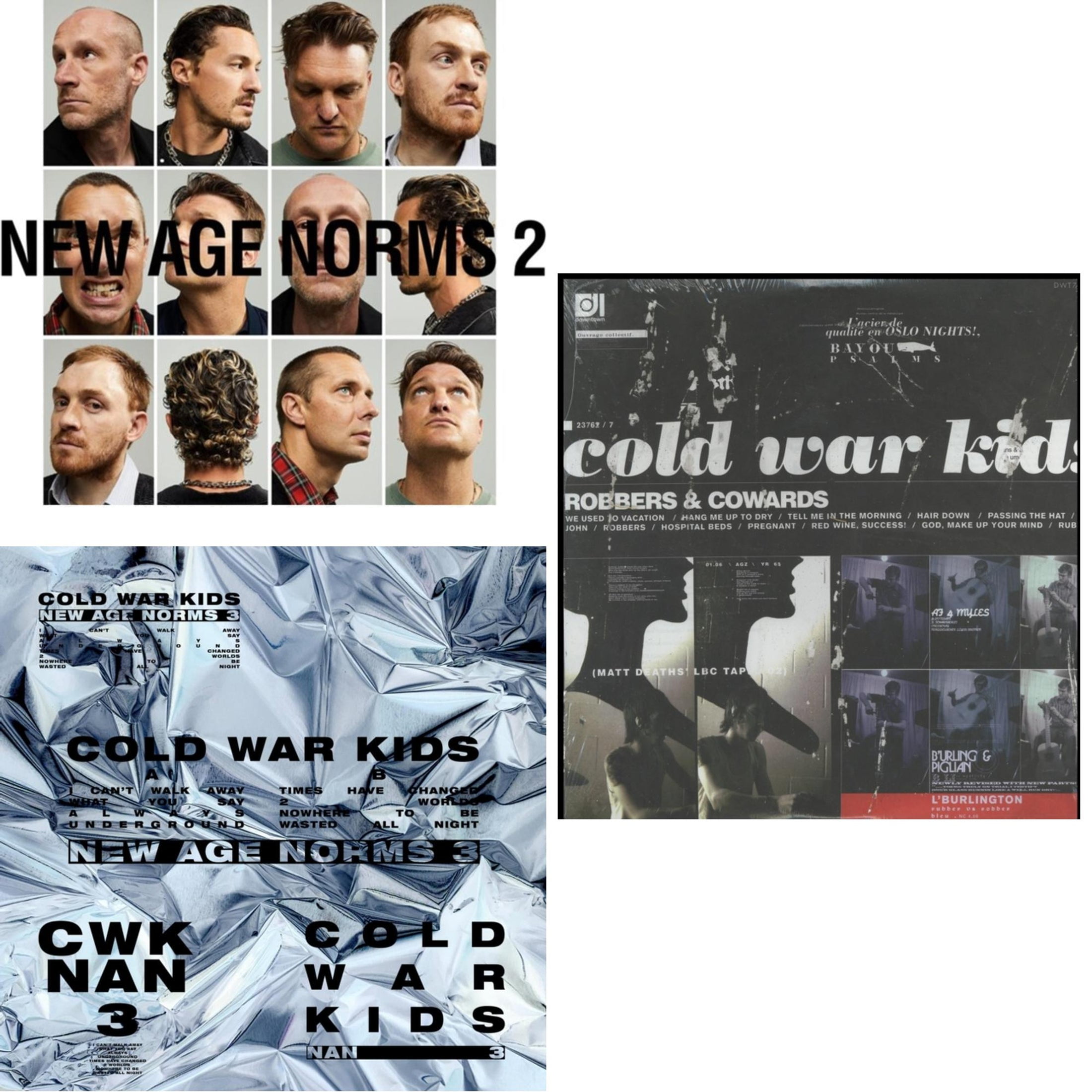 New Age Norms 2 & New Age Norms 3 & Robbers & Cowards [LP Vinyl Bundle]
