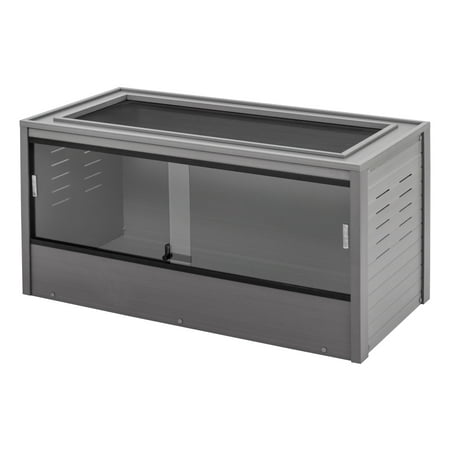New Age Pet® ECOFLEX® Large 48" Wide Reptile Enclosure, Glass Front Terrarium