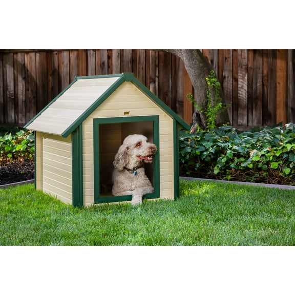 New Age Pet ECOFLEX Bunk Style Dog House, X Large, Weather Resistant Easy to Clean
