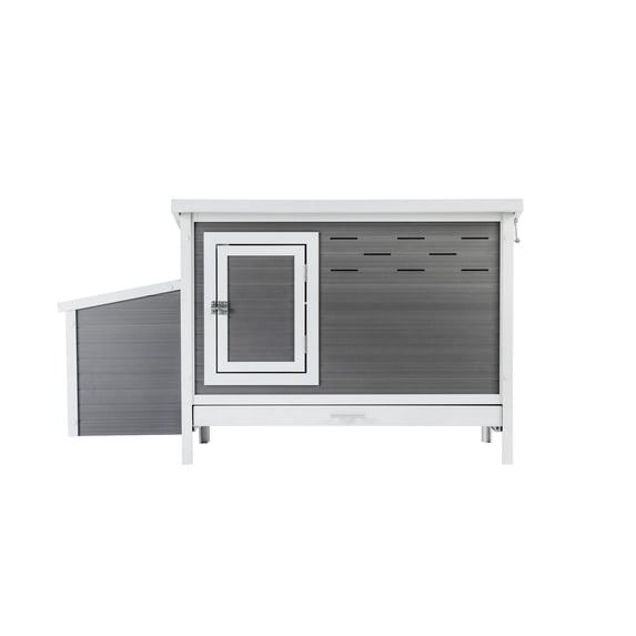 New Age Pet ECOFLEX® Fontana Premier Chicken Barn, Weather Resistant Gray Coop