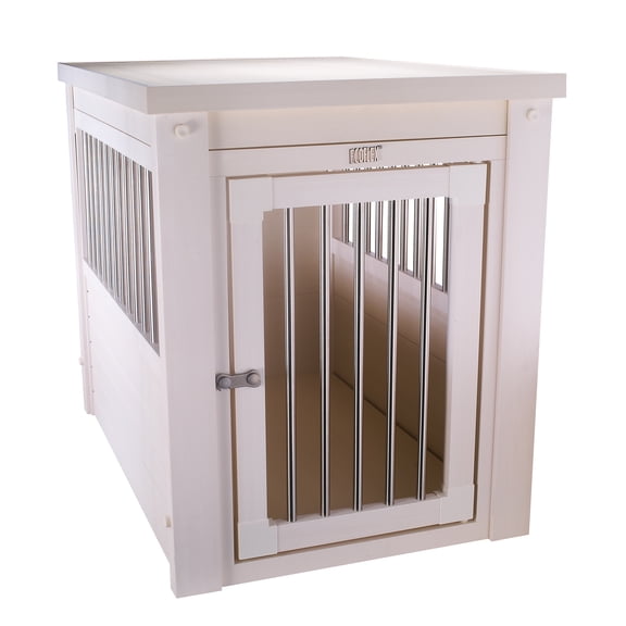 Open Box New Age Pet ECOFLEX® InnPlace Dog Crate & End Table, Indoor Furniture Style Pet Kennel