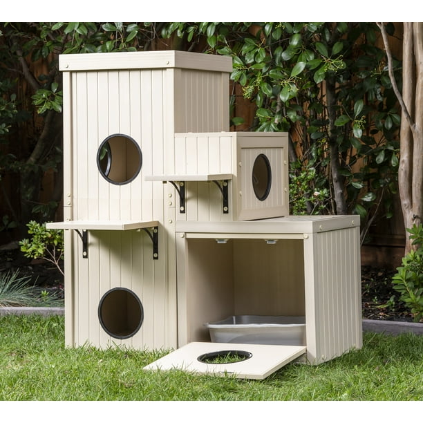 New Age Pet ECOFLEX Kitty Kaito Climber Cat House