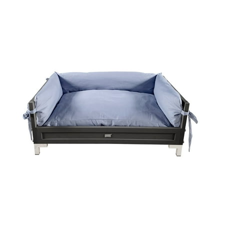 New Age Pet ECOFLEX® Manhattan Raised Dog Bed, Memory Foam Cushion in L or XL