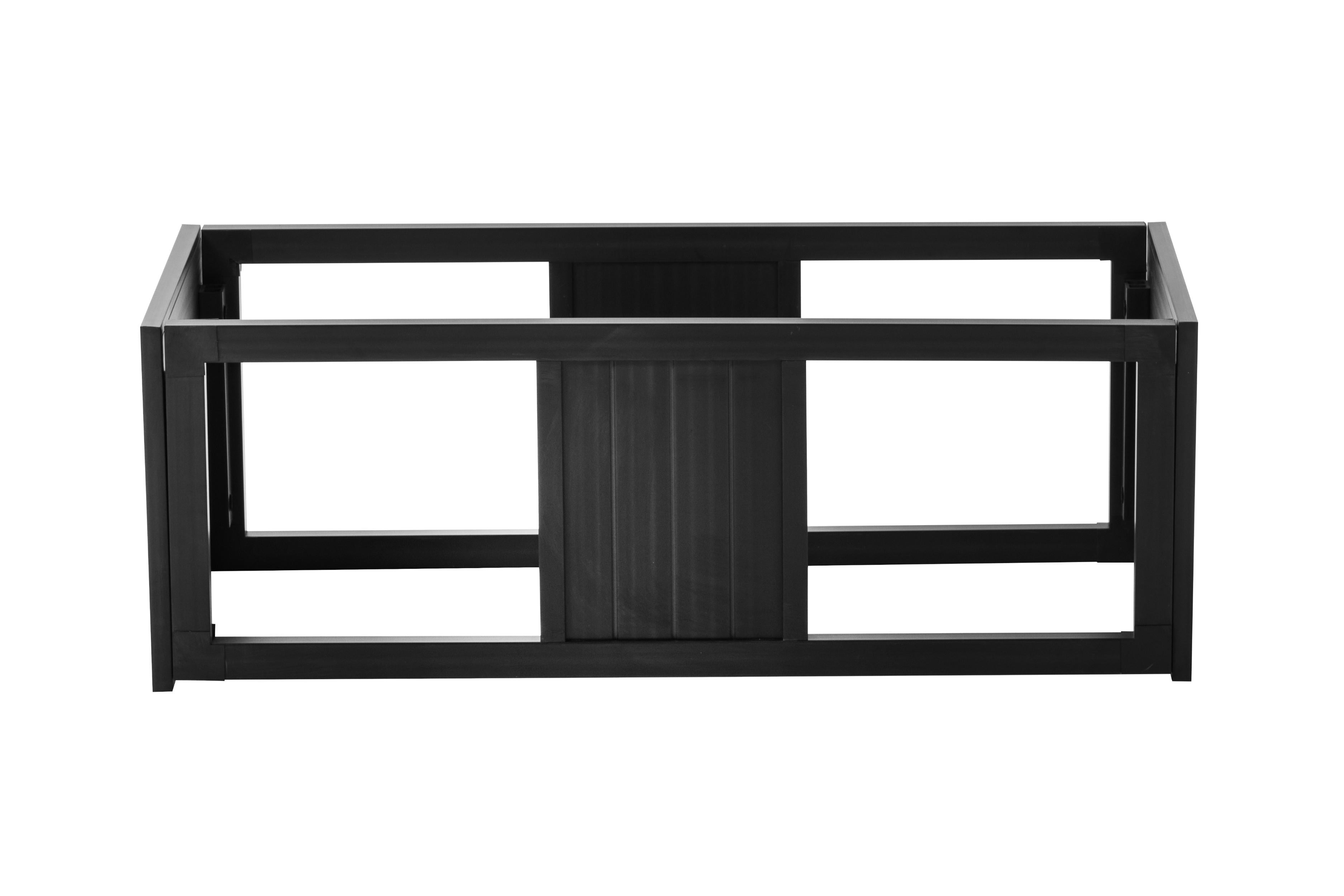 New Age Pet® ECOFLEX® Medium Black Mojave Stacker for Reptile Habitats | 10 Year Limited Manufacturer's Warranty | Stackable Design, Accommodates Lighting Set-Up