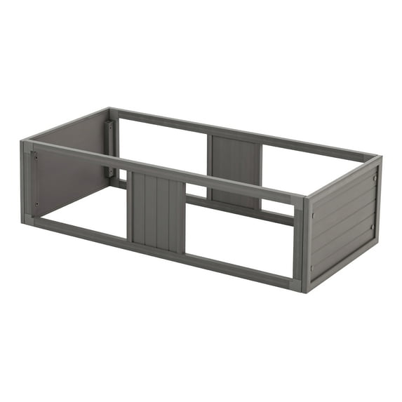New Age Pet® ECOFLEX® Mojave Reptile Habitat Stacker in Medium 36" Grey for Lighting