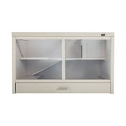 New Age Pet® ECOFLEX® Park Avenue Indoor Rabbit Hutch, Durable Wood Plastic Composite, Scratch Resistant Polycarbonate Panel, Stainless Steel Mesh Lid, Easy Assembly, Holds 2 Rabbits, Maple Finish