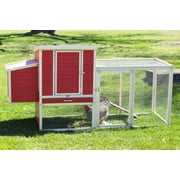 New Age Pet  ECOFLEX  Sonoma Chicken Coop, Dual-Level with Ventilation, Nesting Box, and NeveRust Stainless Steel Pen, Easy Assembly, Non-Toxic, Moisture and Odor Resistant, Ideal for 1-3 Hens