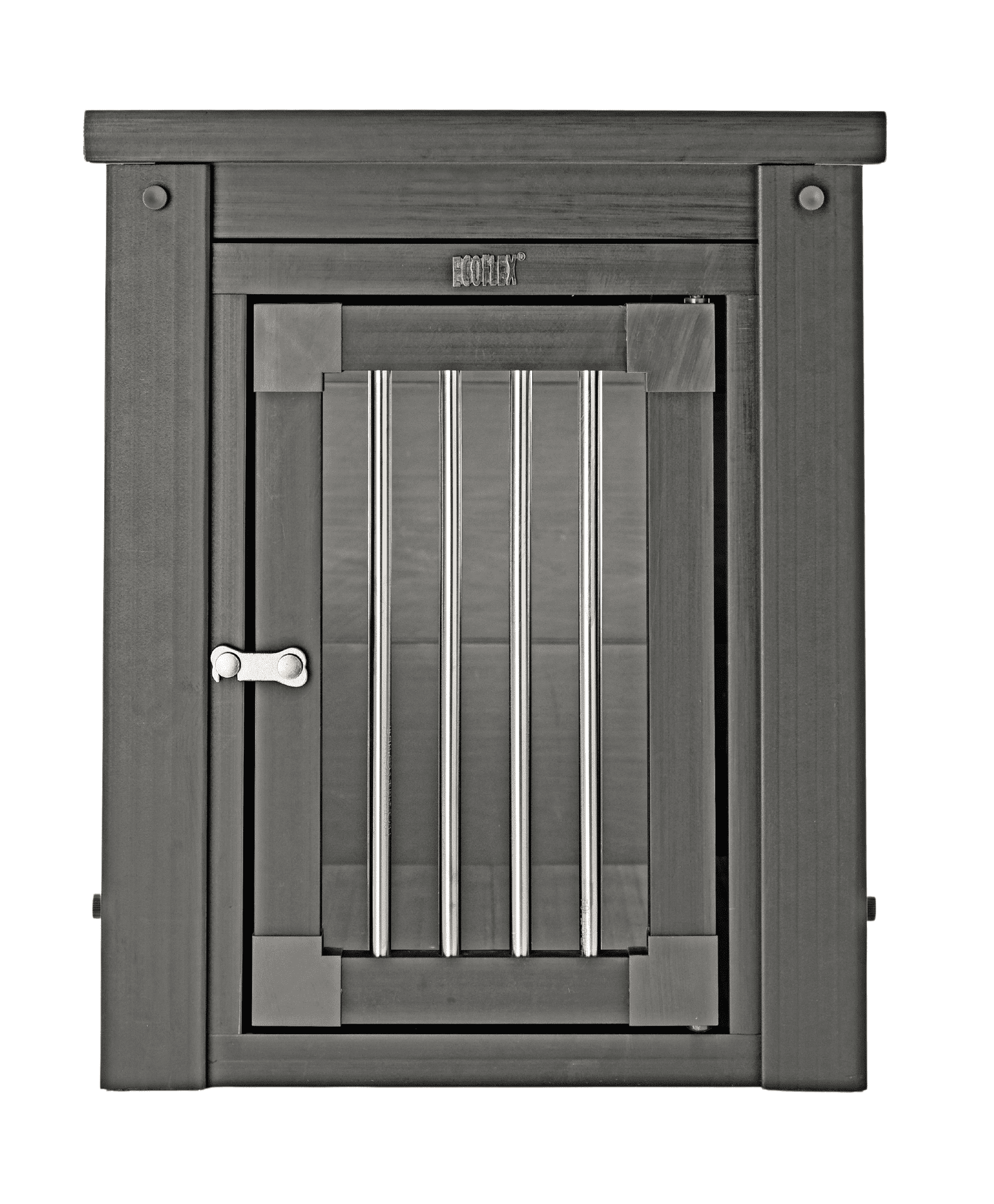 New Age Pet Ecoflex Furniture Style Dog Crate End Table Grey Medium