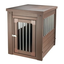 New Age Pet Ecoflex Furniture Style Dog Crate End Table - Russet Small
