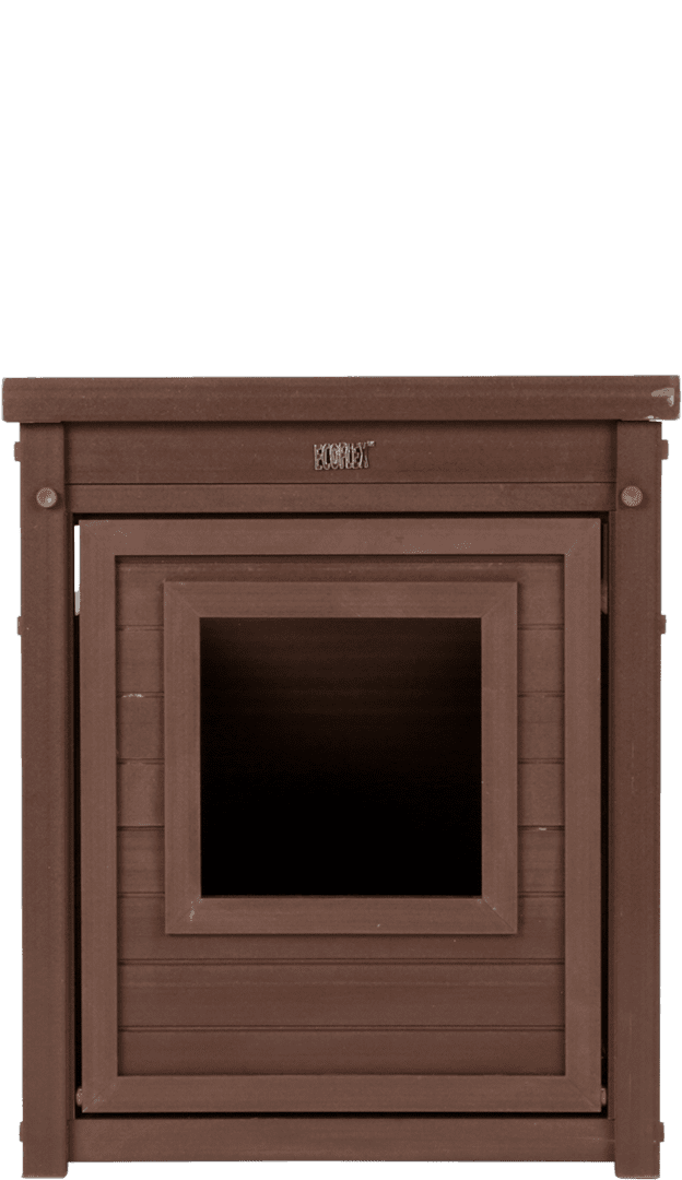 Russet Brown Eco-Friendly Litter Box Cover and End Table