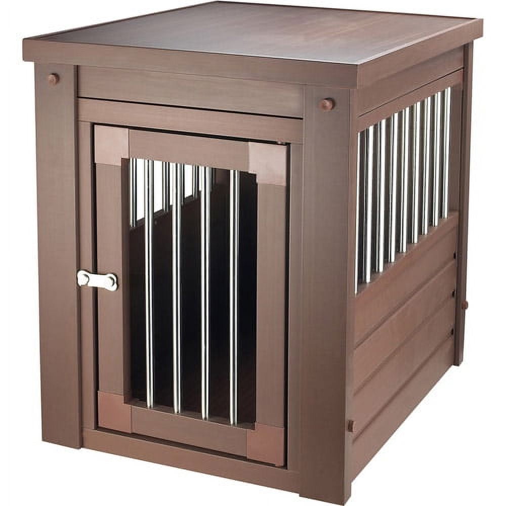 Medium Russet Brown Ecoflex Dog Crate End Table