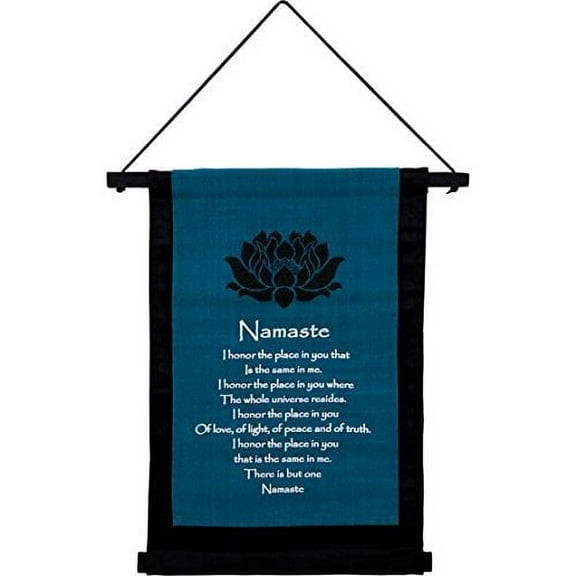 New Age Source Small Cotton Banner - Namaste