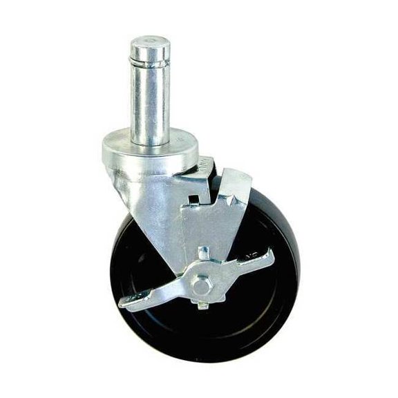New Age Industrial Swivel Stem Caster,Polyolfin,5 in.,300 lb. C440