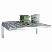 New Age Industrial Aluminum Wall Shelf, 20"D x 36"W x 13-1/2"H, Silver 1121