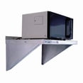 thumbnail image 1 of New Age Industrial Aluminum Wall Shelf, 24"D x 24"W x 13-1/4"H, Silver 95883, 1 of 1