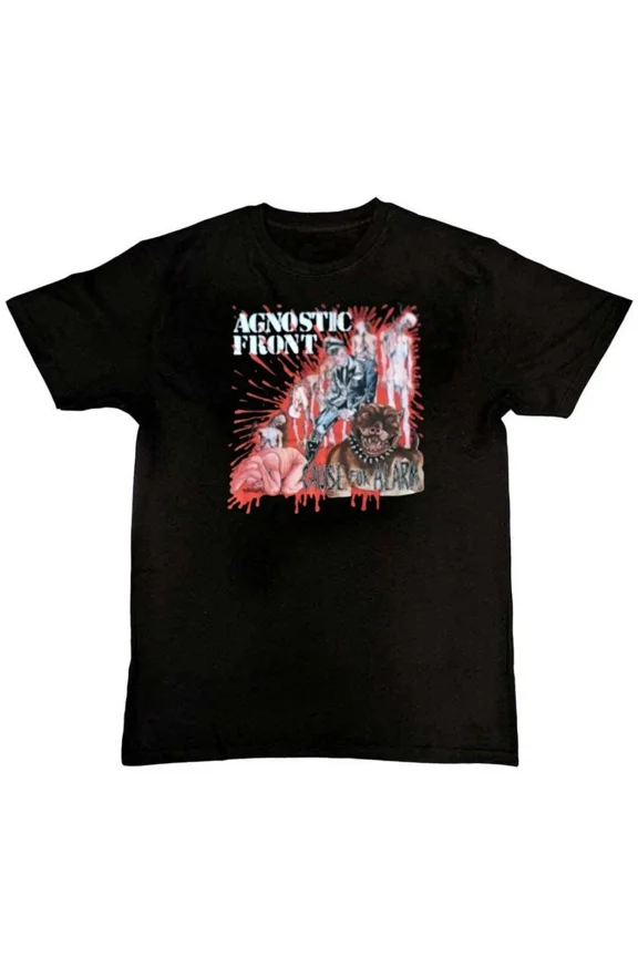 New Agnostic Front Cause for Alarmb Graphic Unisex T-Shirt S M L XL 2 3 4 XL