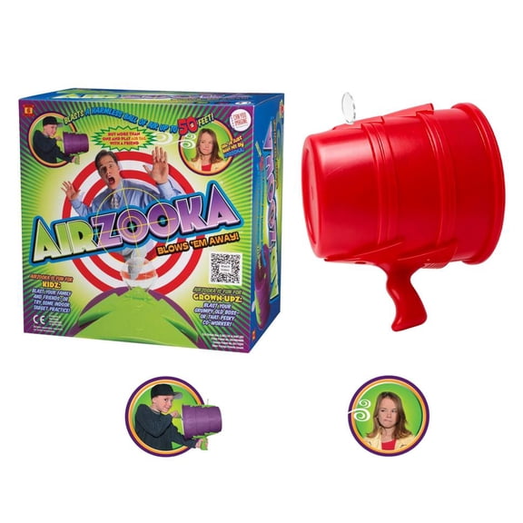 New Air Cannon Toy Fart Cannon for Group Entertainment, Safe Non-Toxic Materials for All Ages, Excellent for Stress Relief and Fun (Red)