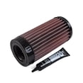 thumbnail image 1 of Air Filter Kawasaki MULE Factory Filter Media OEM Dimensions Direct Replacement Compatible with 2001-2023 Kawasaki MULE ATV Replaces KA-6201 KA-6201 Powersports Engine Direct Fit, 1 of 1