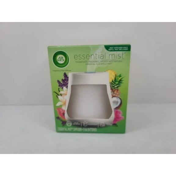 New Air Wick Essential Mist Diffuser For Essential Oils, White
