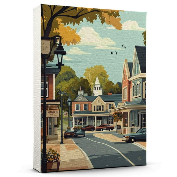 New Albany Canvas, Travel Canvas, City Prints Wall Decor, Ohio Canvas Decor, New Albany Travel Canvas, Ohio Canvas - 106AZ966
