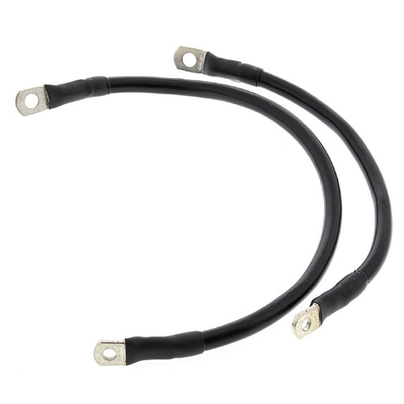 New All Balls Black Battery Cables, 1ea. 11", 1ea. 16" 79-3010-1