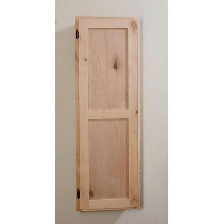 New    All Knotty Alder with Shaker Door