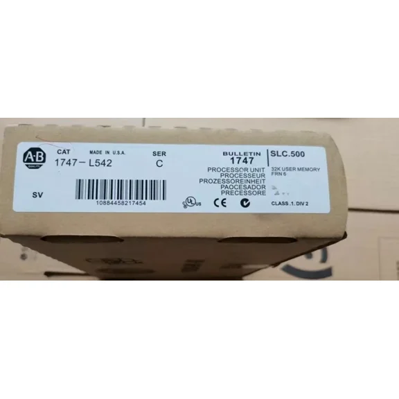New 1747-L542 SLC 5/04 PLC Processor Unit Compatible with AllenBradley SLC 500 Series Industrial Controller Module