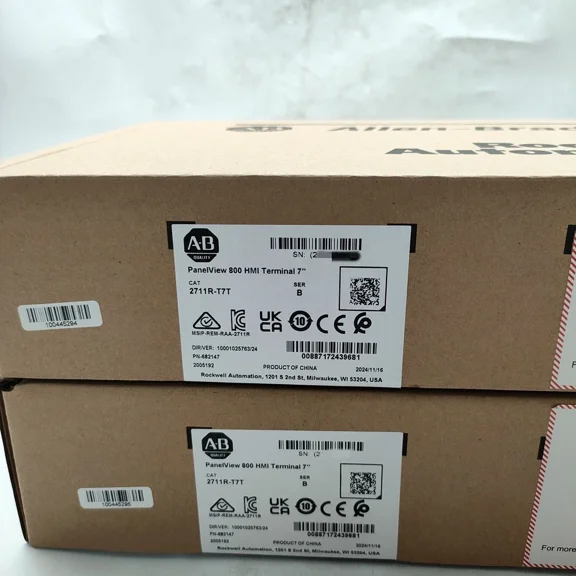 New Allen Bradley 2711R-T7T PanelView 800 7-INCH HMI Terminals Factory Sealed