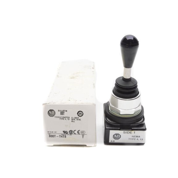New Allen-Bradley 800T-T4T8 Toggle Switch AB 800T-T4T8 SAME DAY SHIP US STOCK